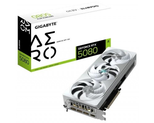 Gigabyte VGA NVIDIA RTX 5080 AERO OC 16GB DDR7-SX163 Gigabyte VGA NVIDIA RTX 5080 AERO OC 16GB DDR7